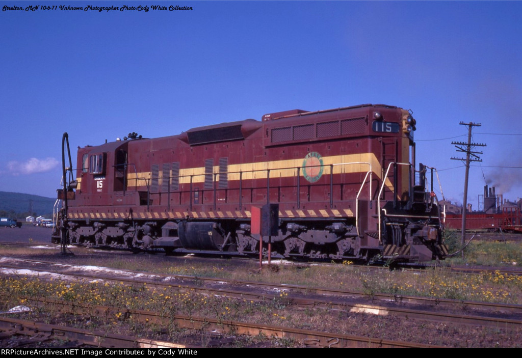Duluth Missabe and Iron Range SD9 115